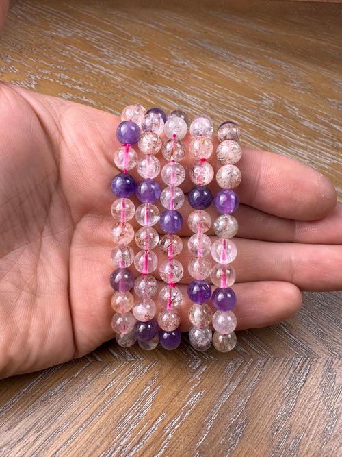 Amethyst Mica Rutile Quartz