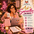🦊 Ask Samantha — 30-Minute Private Mystery Business Consultation
