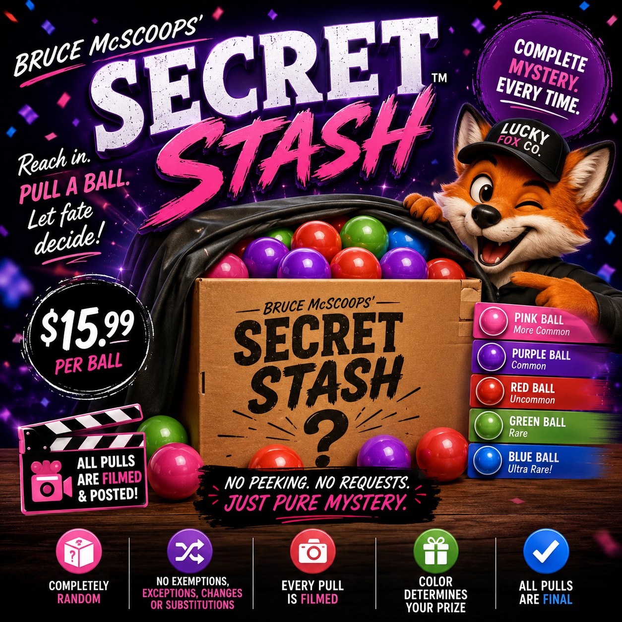 Bruce McScoops' Secret Stash™