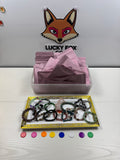 Lucky Fox Natural Crystal Bracelet Pink Mystery Bag