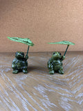 Green Jade Turtle Carving