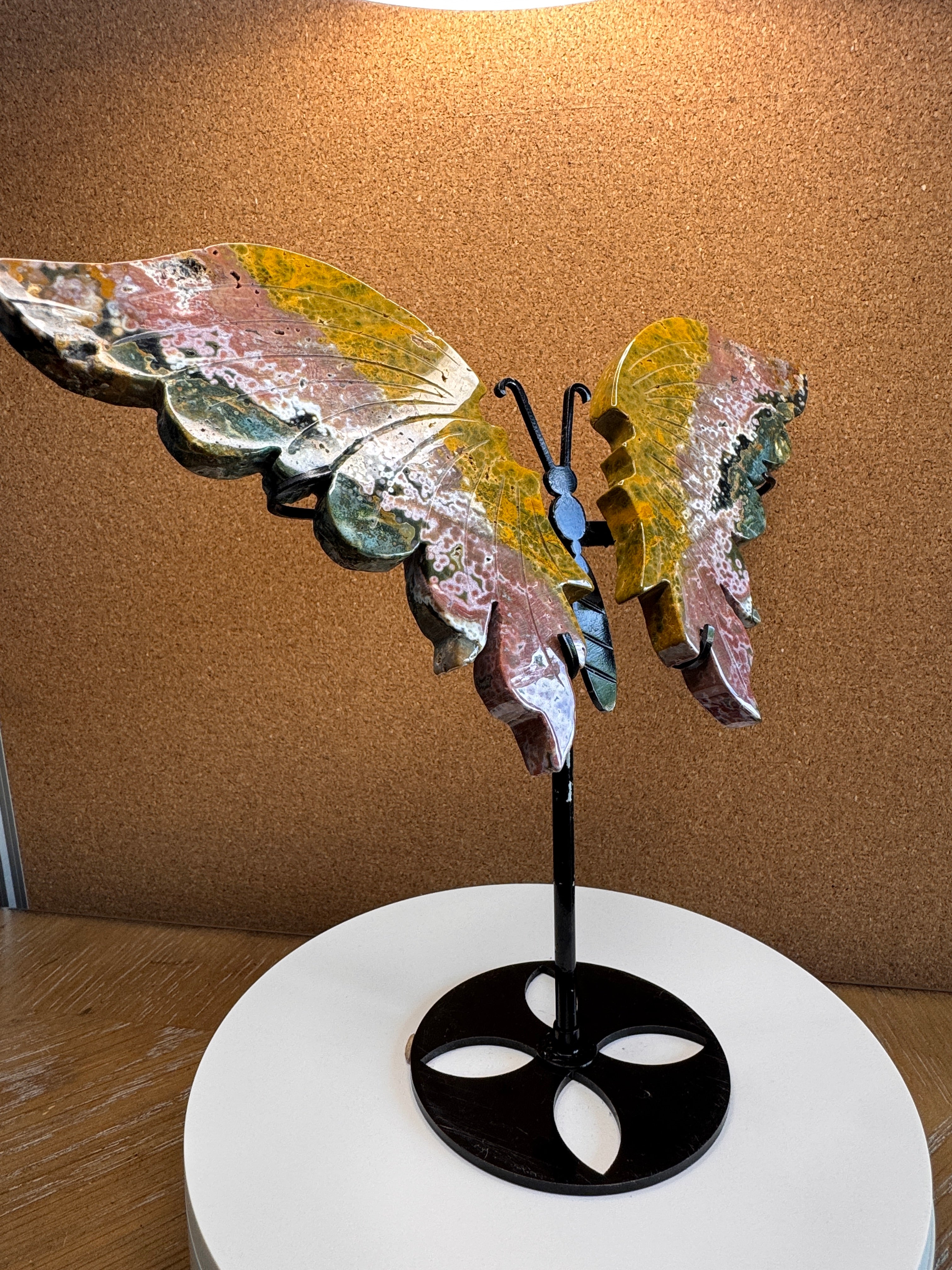 8th Vein Ocean Jasper Butterfly