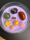 Protect Your Peace Crystal Manifestation Candle