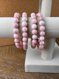 Beautiful Natural Pink Opal Bracelets