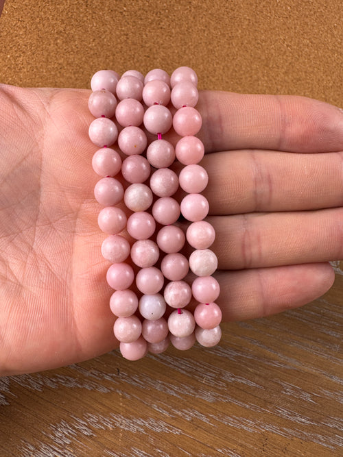 Beautiful Natural Pink Opal Bracelets