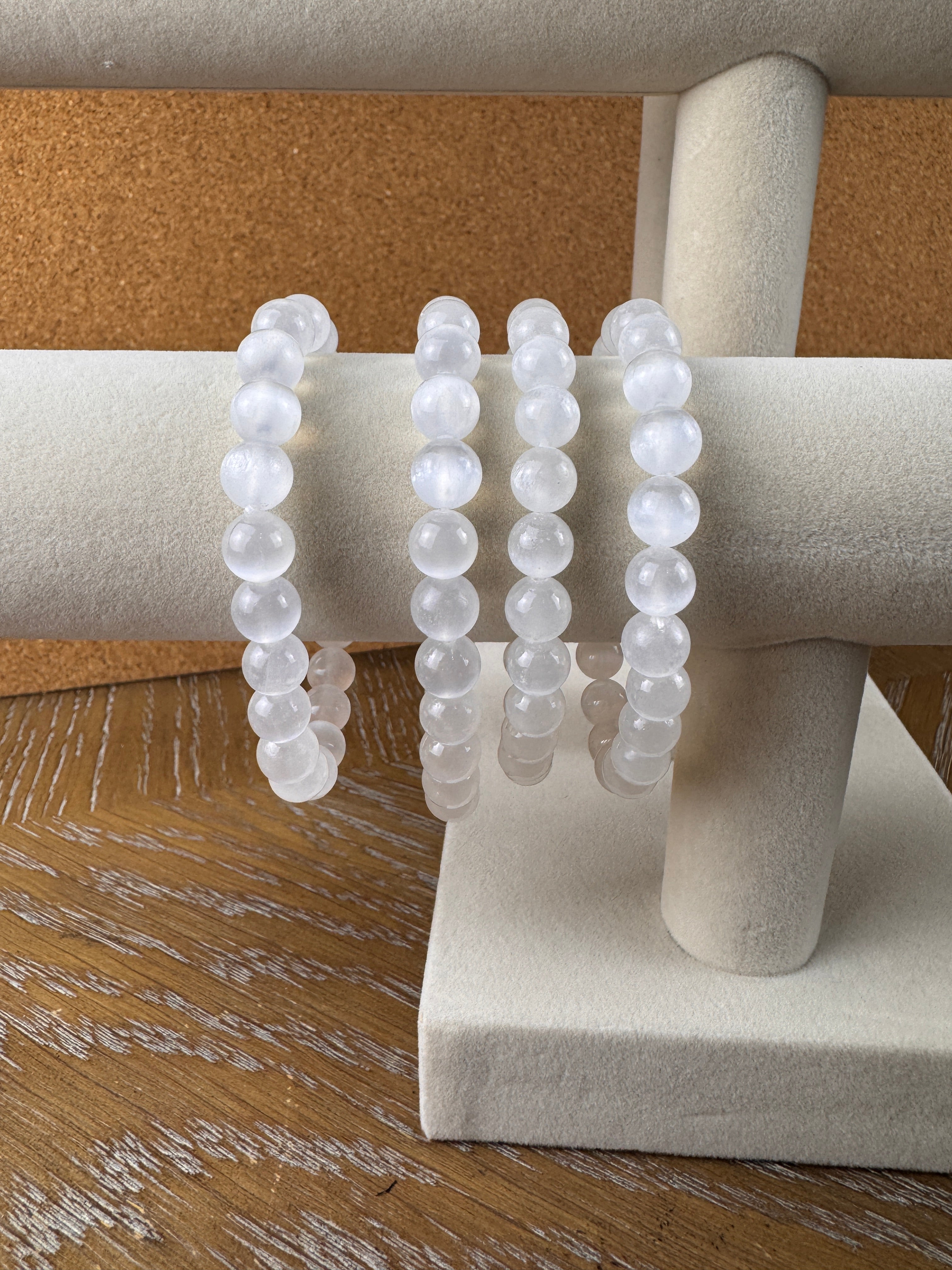 Natural Selenite Bracelet