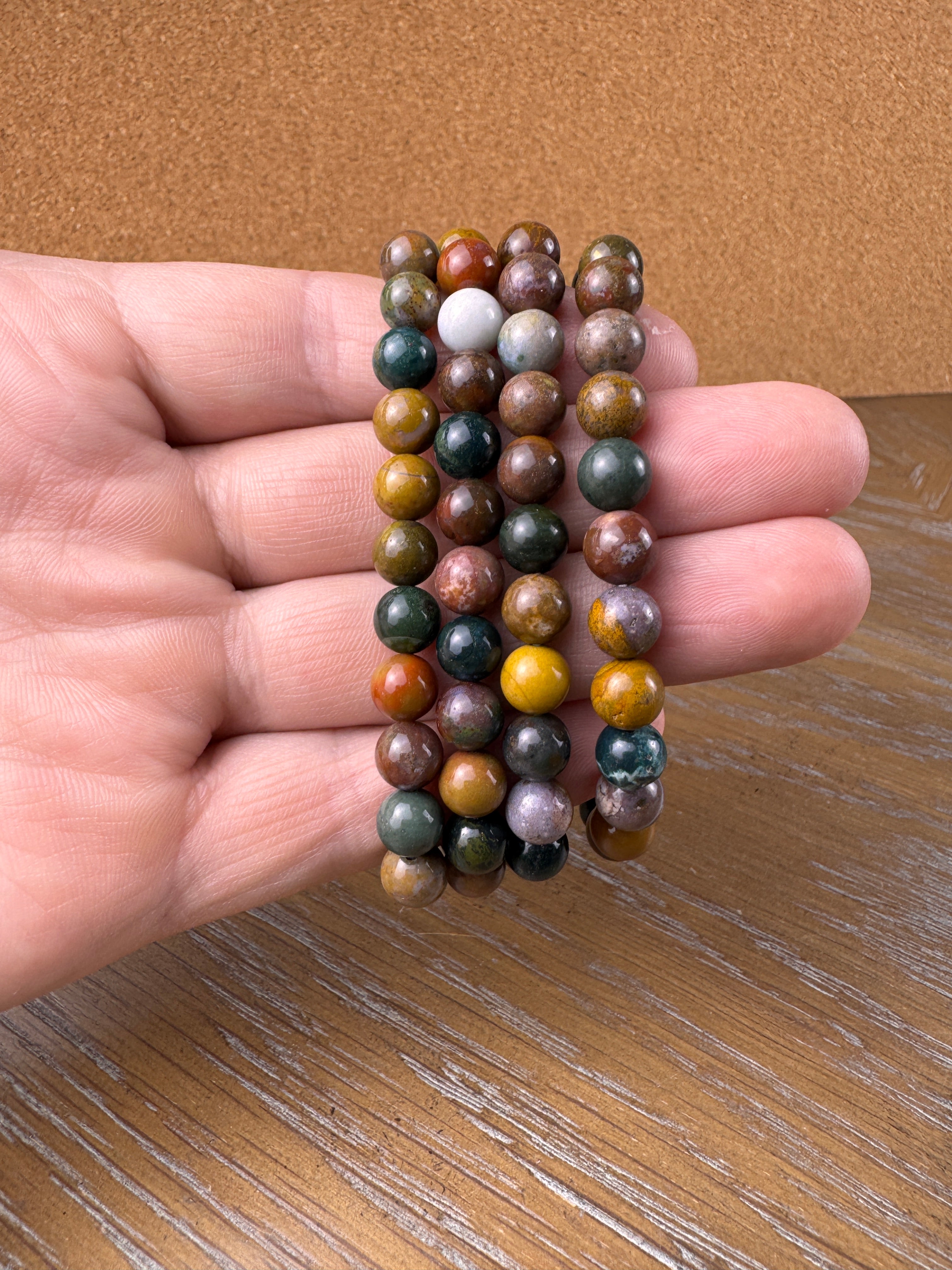Ocean Jasper Bracelet 8mm