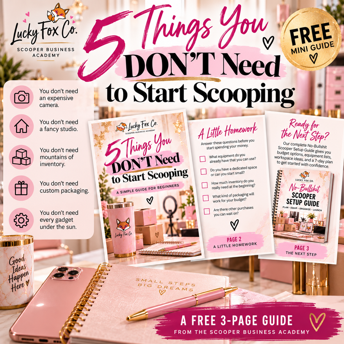 5 Things You DON'T Need to Start Scooping