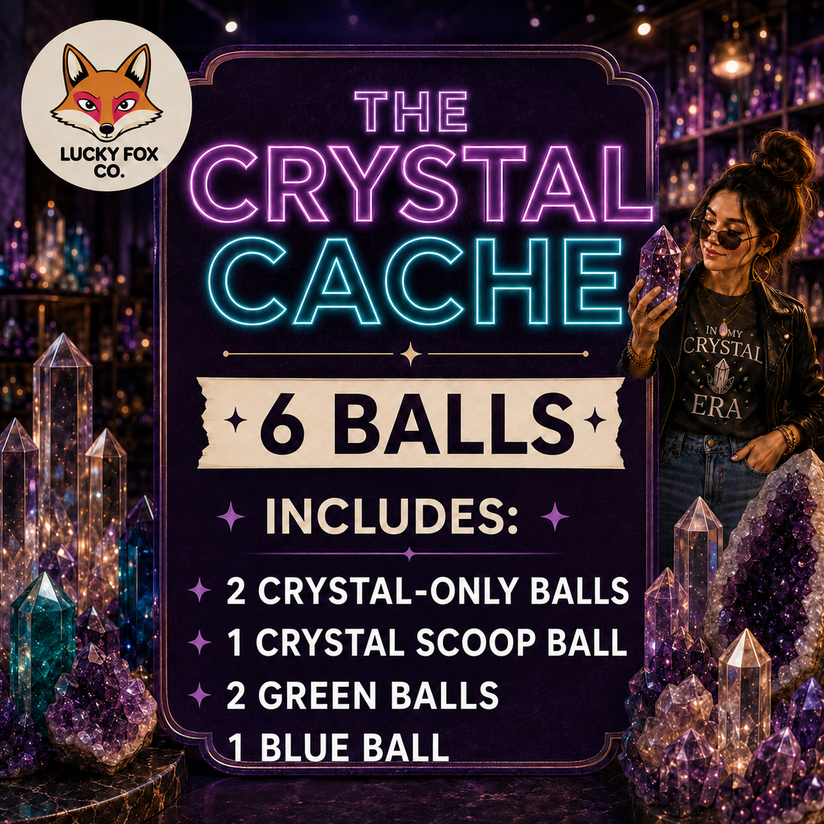 Lucky Fox Crystal Vault Drop