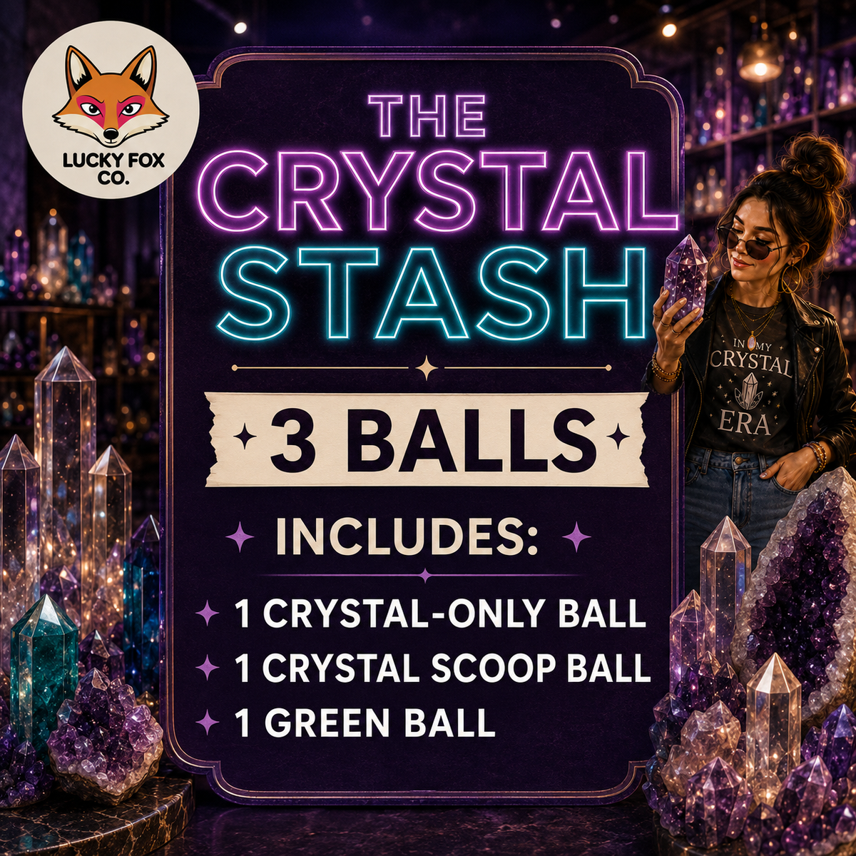 Lucky Fox Crystal Vault Drop