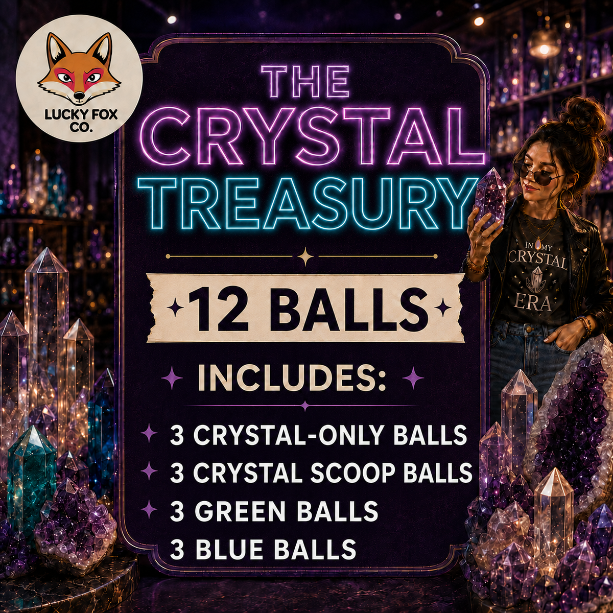 Lucky Fox Crystal Vault Drop