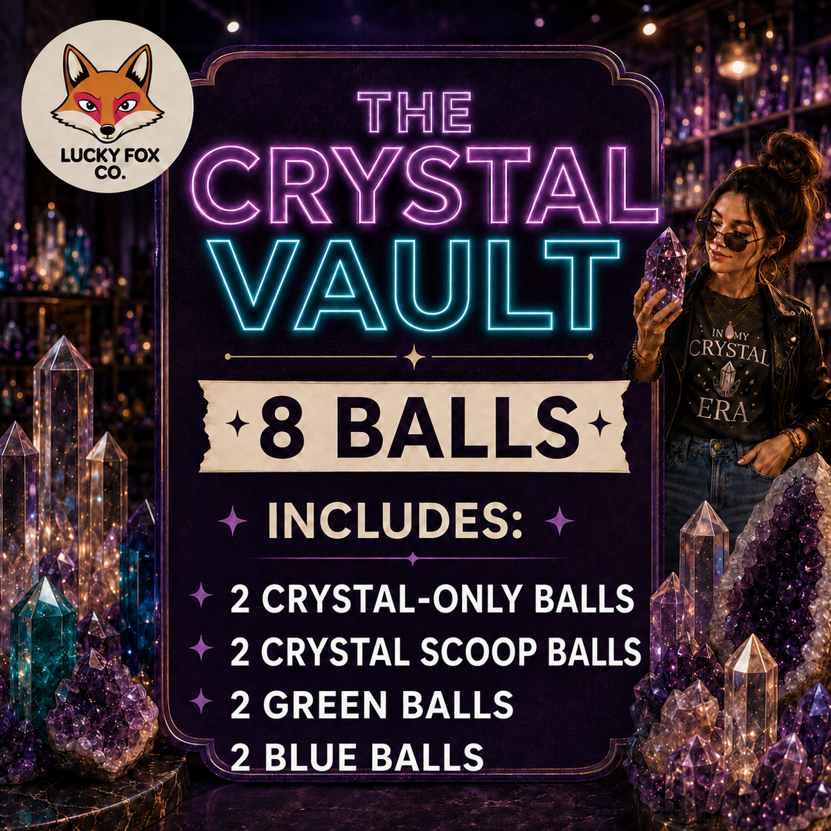 Lucky Fox Crystal Vault Drop