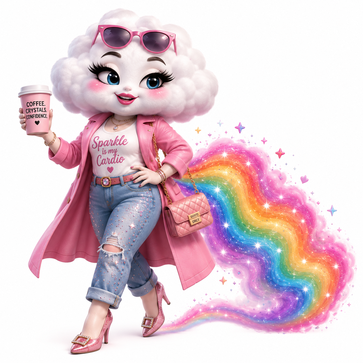 Rainbow Sparkle Drop