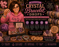 Lucky Fox Natural Crystal Bracelet Pink Mystery Bag