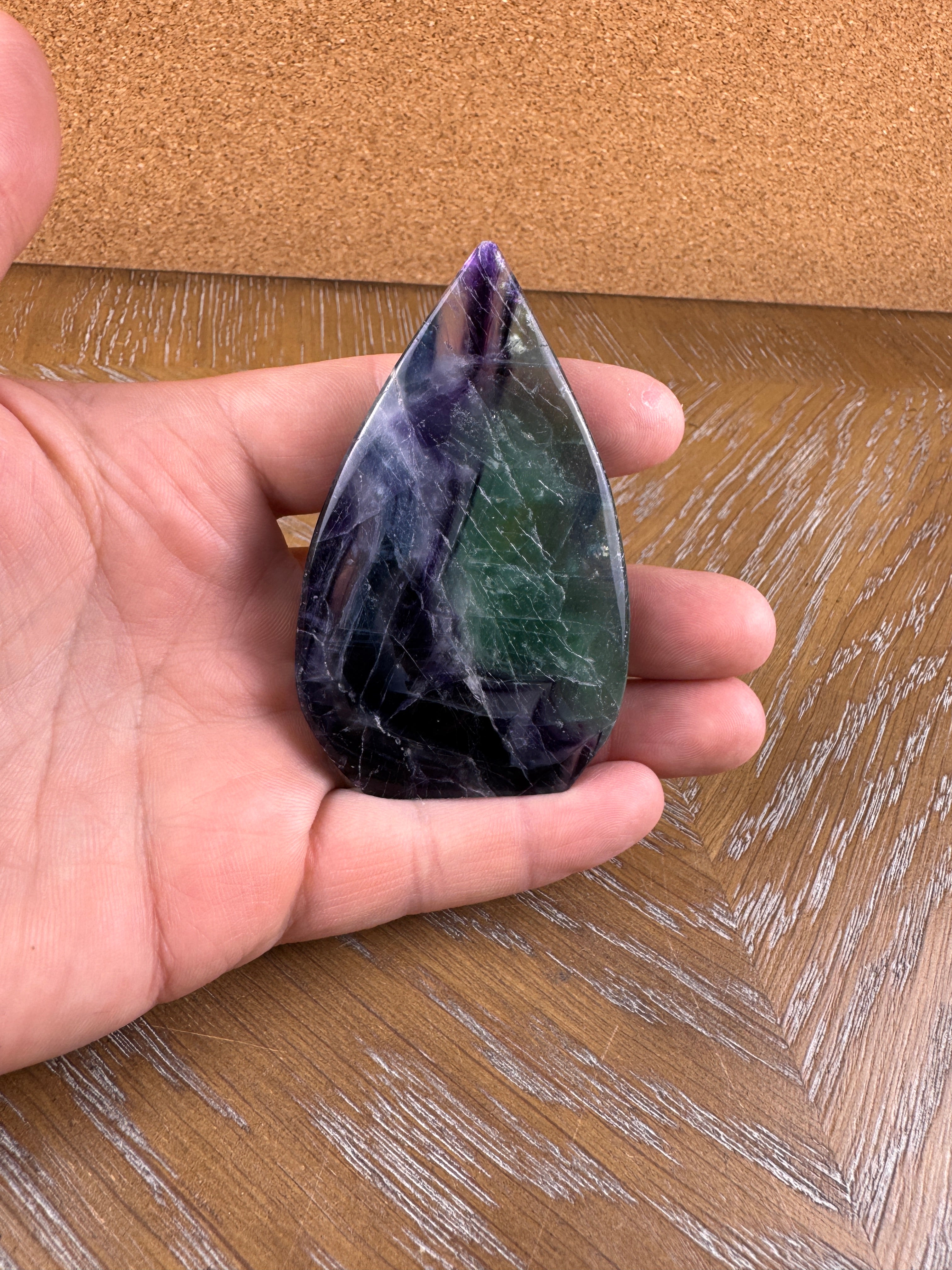 Rainbow Fluorite Arrow Head