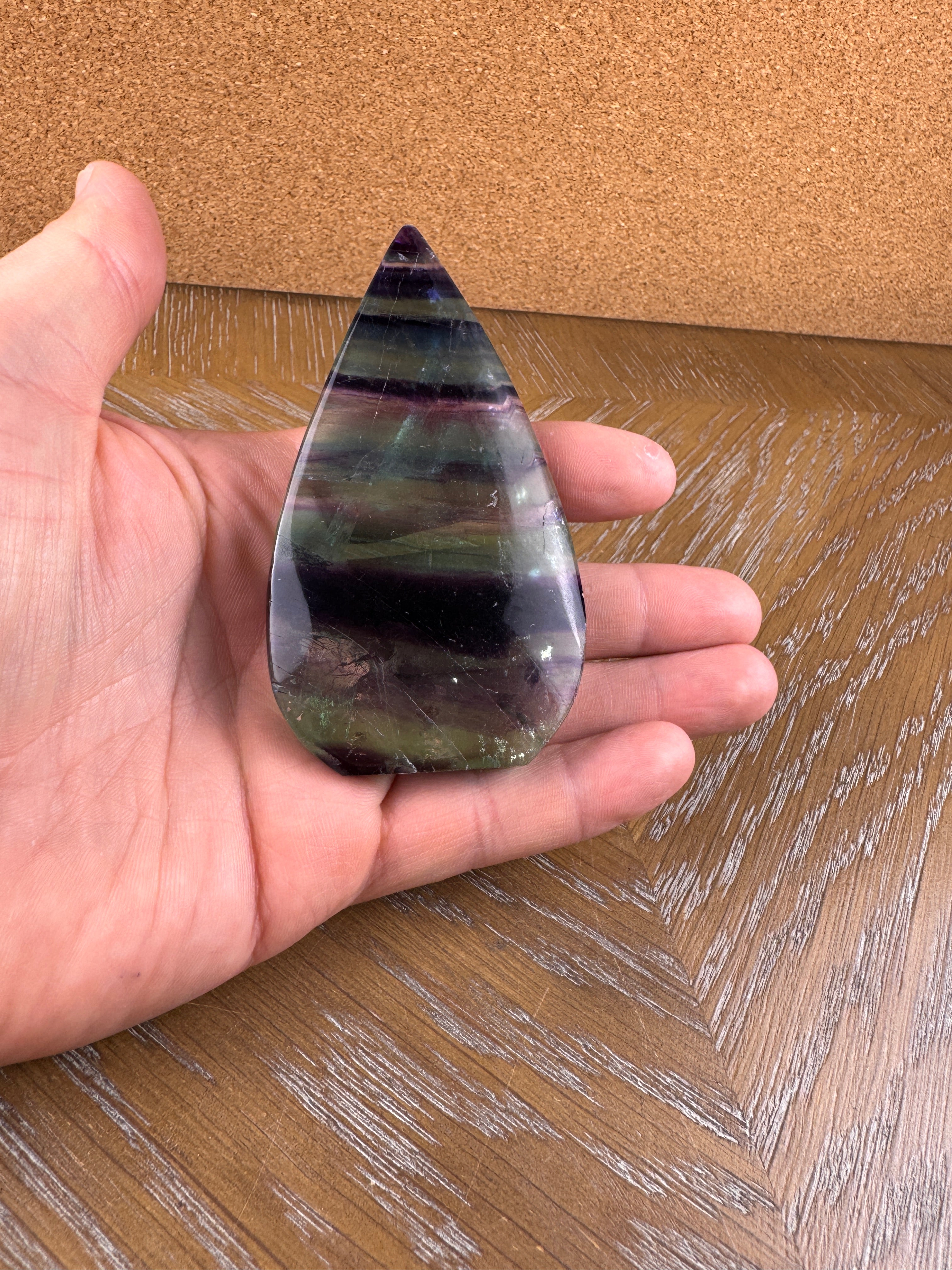 Rainbow Fluorite Arrow Head