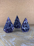 Rainbow Fluorite Arrow Head Shape Rough Side