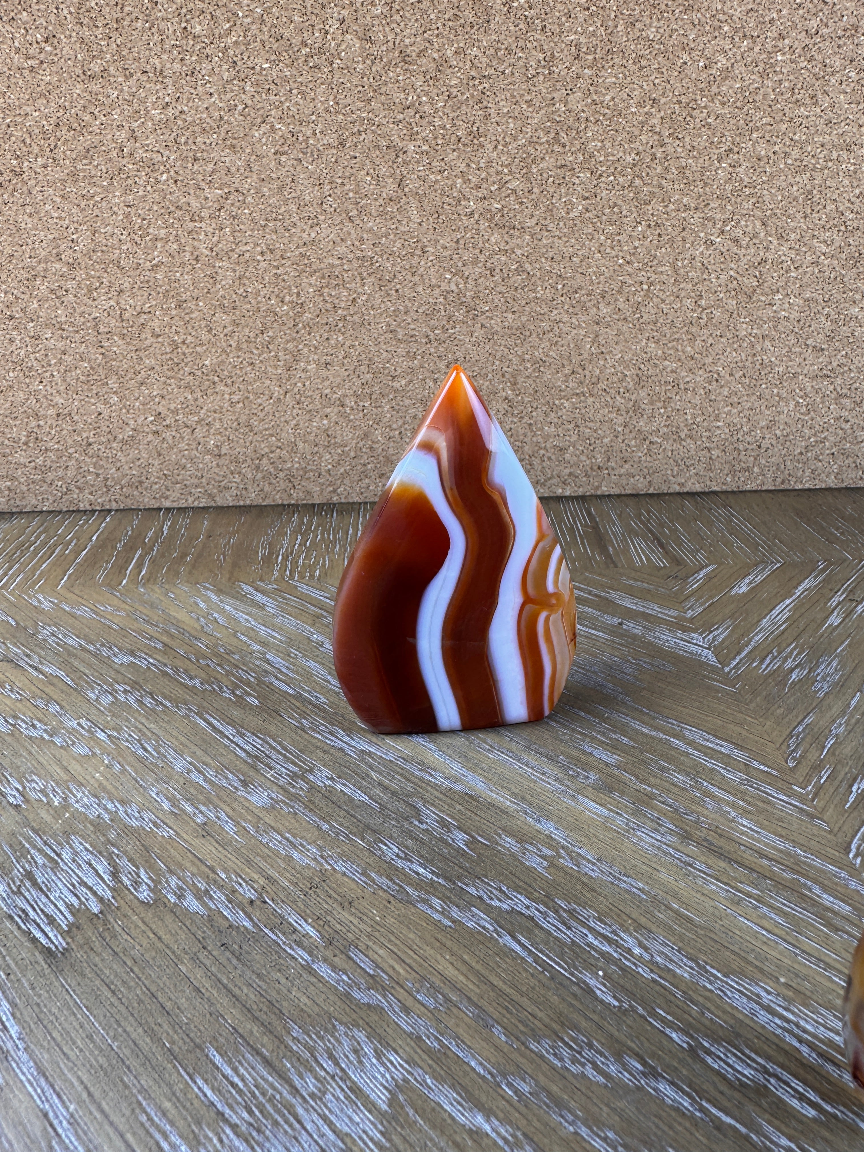Striped Carnelian Arrowhead