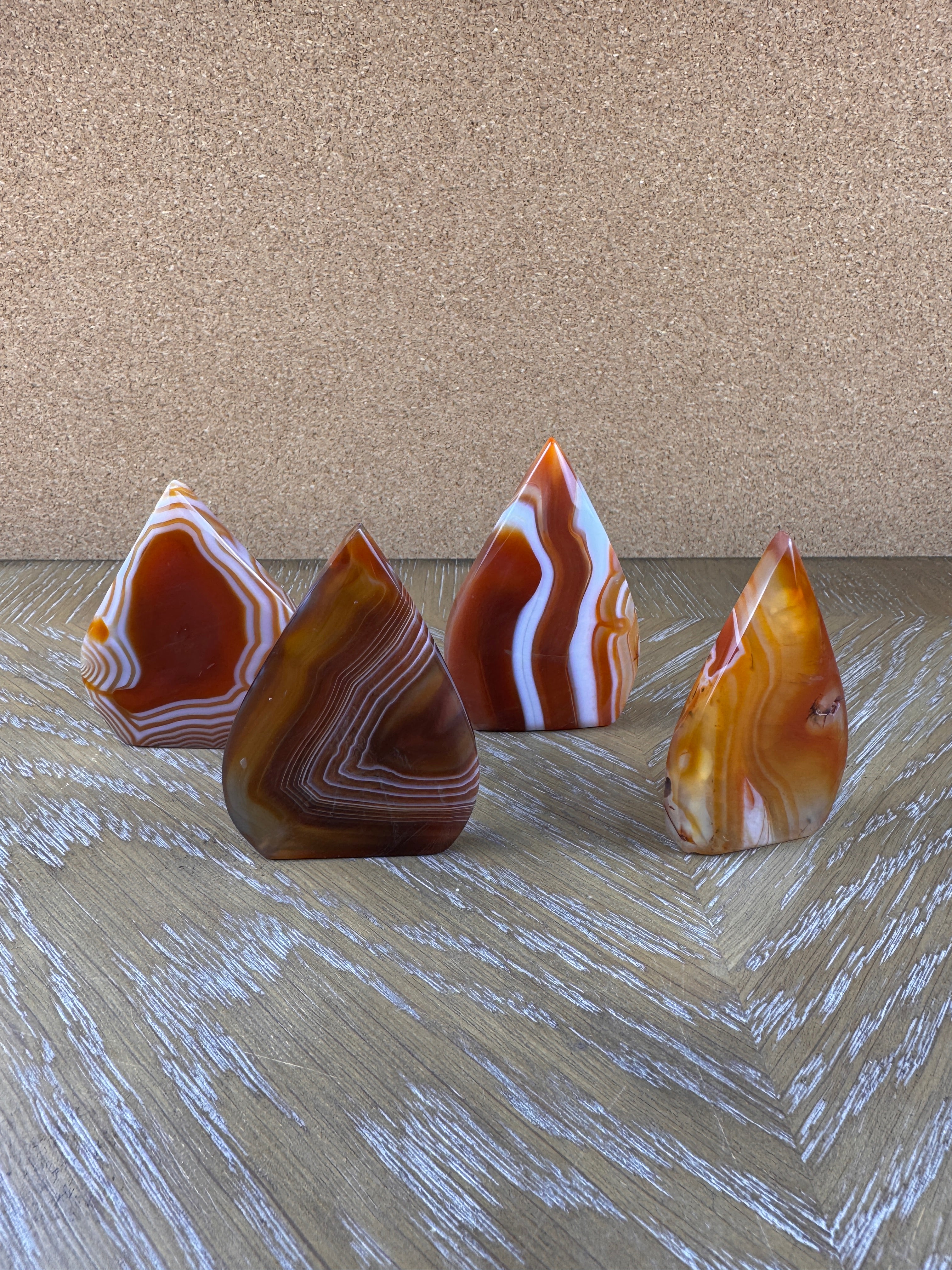 Striped Carnelian Arrowhead