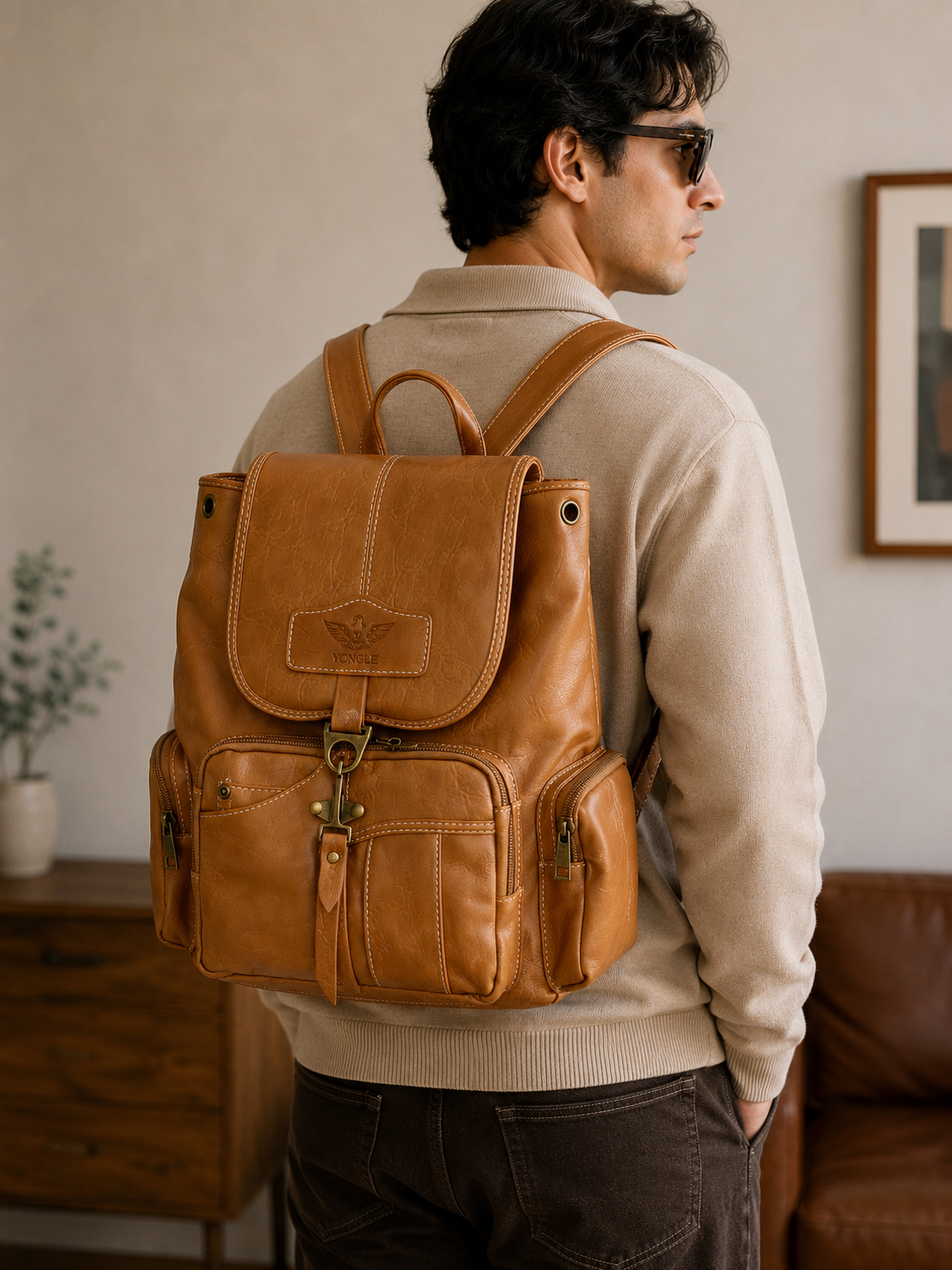 The Manly Backpack | Vintage Everyday Backpack