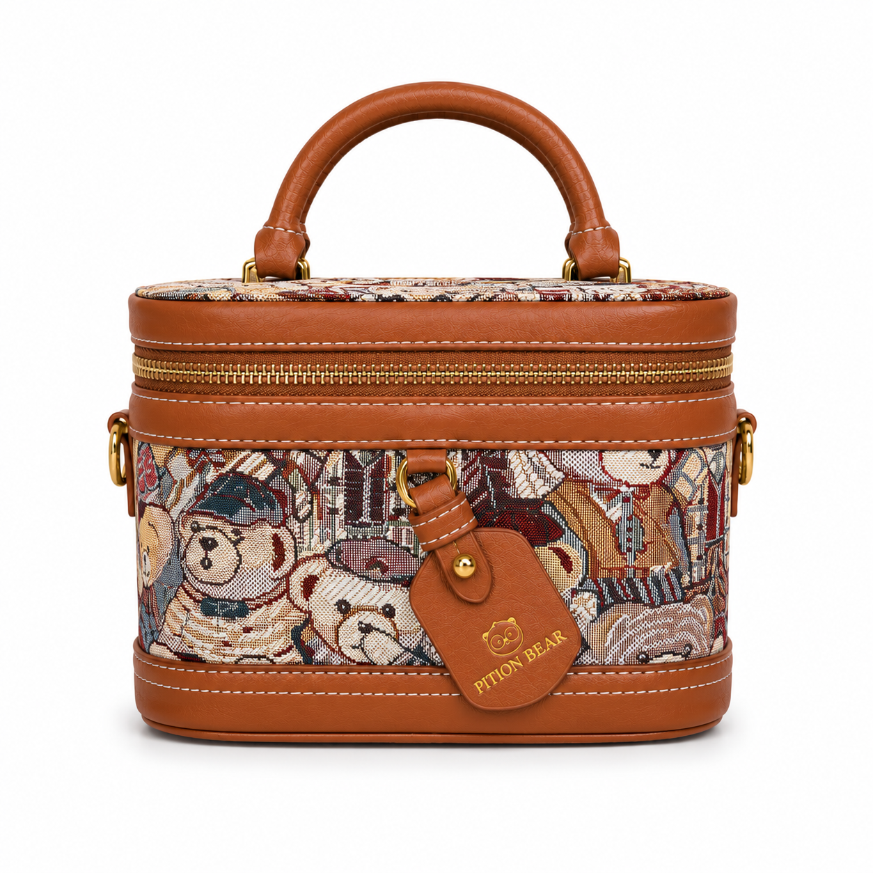 The Bear Bag Teddy Travel Vanity Crossbody