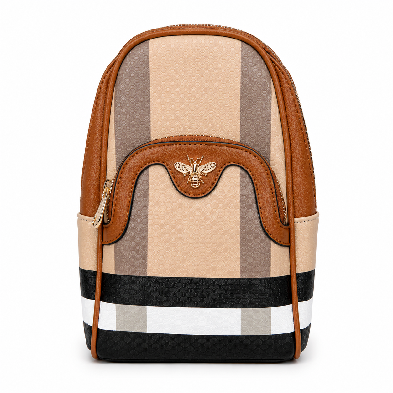 The Foxberry Crossbody Compact Plaid Crossbody Bag