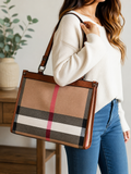 The Foxberry Elite Classic Plaid Everyday Handbag