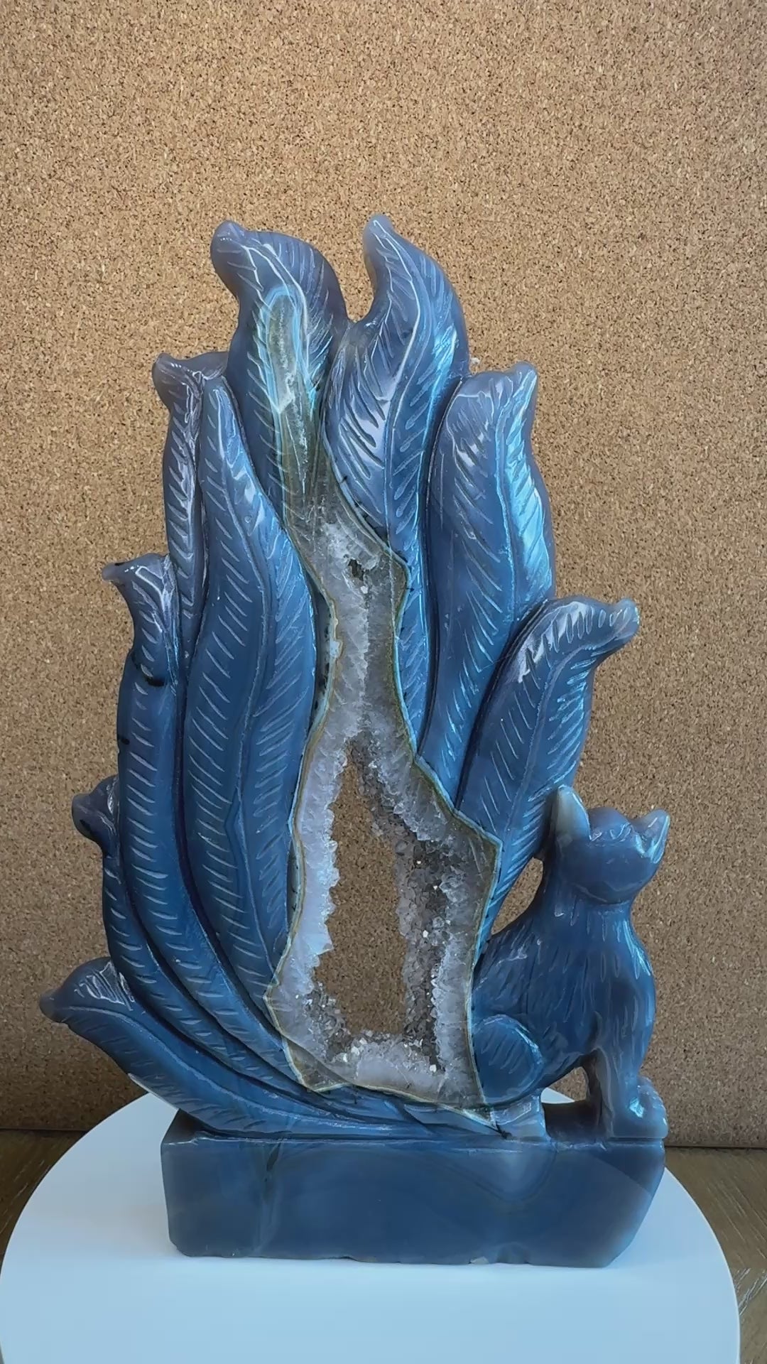 Druzy Agate 9 Tailed Fox Medium